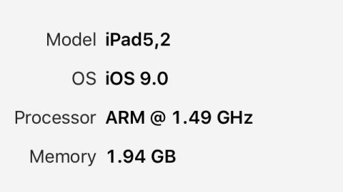 iPad mini 4, 1,5 GHz hızında A8 çipset ve 2 GB bellekle geliyor
