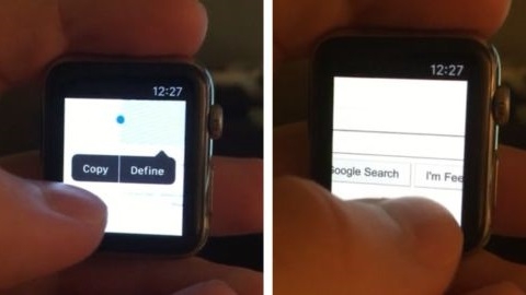 Apple Watch akıllı saatinde Safari internet tarayıcısı çalıştırıldı