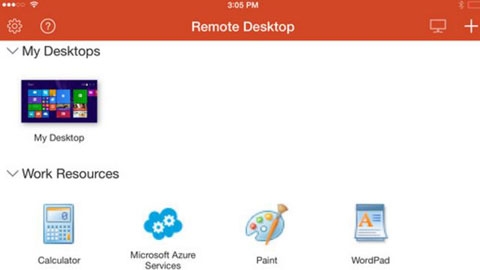 Microsoft Remote Desktop iOS Uygulaması