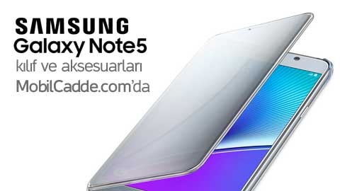 Samsung Galaxy Note 5 klf ve aksesuarlar MobilCadde.comda