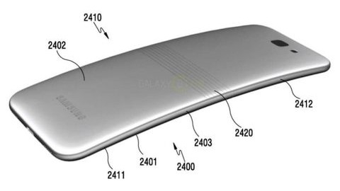 Samsung'un katlanabilir telefonu Galaxy X'ten yeni patent görüntüleri
