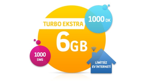 Turkcell 5’i 1 Yerde Turbo Ekstra 6 GB Kampanyası