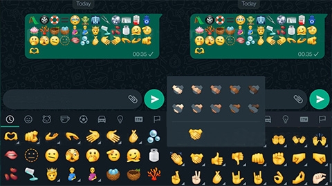 WhatsApp Yeni Emojilerden İlk Görüntüler Geldi