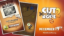 Cut the Rope 2 oyunu 19 Aralık'ta iOS platformuna geliyor