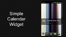 Simple Calendar Widget Android Takvim Uygulamas