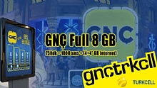 Turkcell GNÇ 8GB Paketi Kampanyası