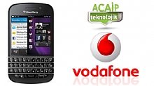 Vodafone BlackBerry Q10 kampanyası sözleşmeli fiyatları